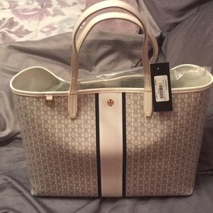 Tory Burch Ivory Gemini Link Tote